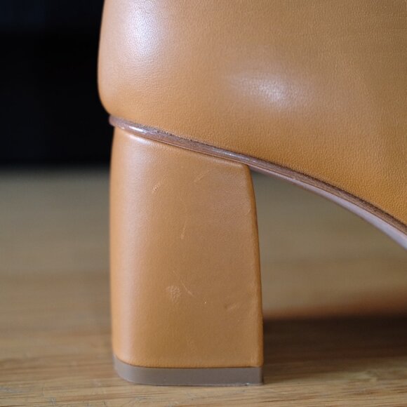 NEW RED Valentino Knee-High Leather Boots | Camel Brown | Size 39 (US 8.5–9) - Picture 3 of 10